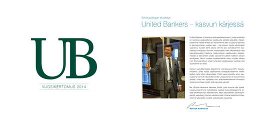Thumbnail United Bankers Oyj Annual Report 2014