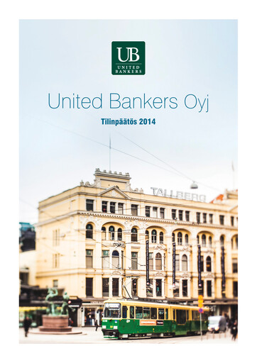 Thumbnail United Bankers Oyj Financial Statement 2014