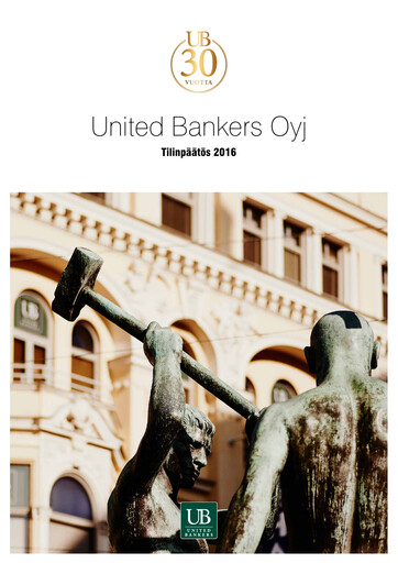 Thumbnail United Bankers Oyj Financial Statement 2016