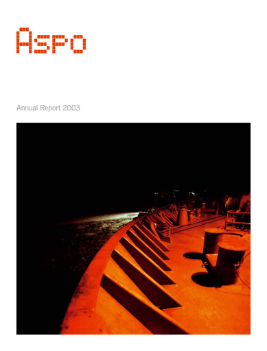 Thumbnail Aspo Oyj Annual Report 2003