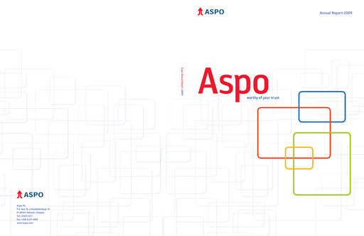 Thumbnail Aspo Oyj Annual Report 2009