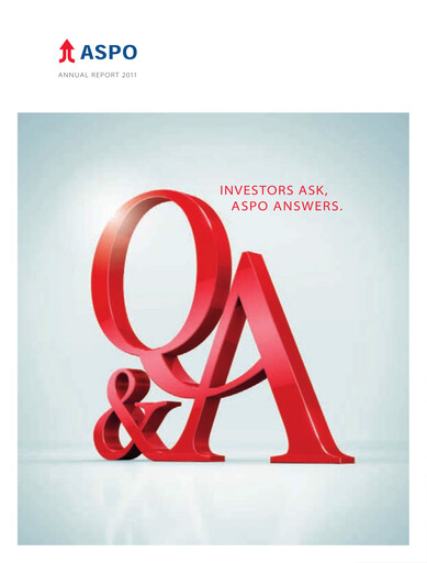 Thumbnail Aspo Oyj Annual Report 2011