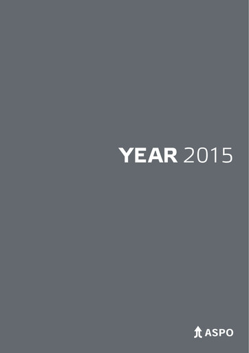 Thumbnail Aspo Oyj Financial Statement 2015