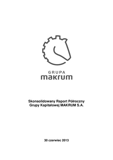 Thumbnail Grupa Kapitałowa Immobile Financial Statement 2013-h1