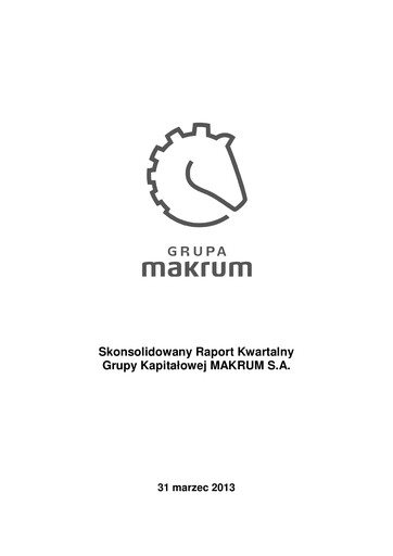 Thumbnail Grupa Kapitałowa Immobile Financial Statement 2013-q1