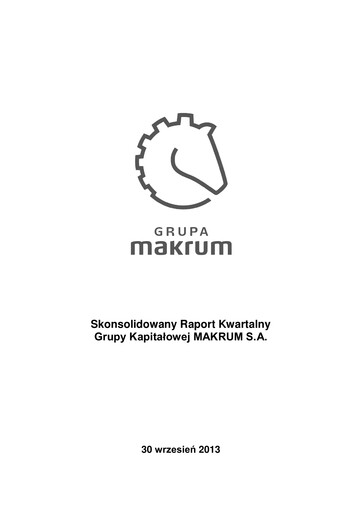 Thumbnail Grupa Kapitałowa Immobile Financial Statement 2013-q3