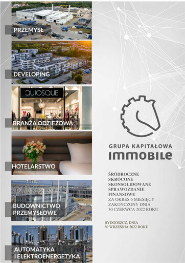 Thumbnail Grupa Kapitałowa Immobile Financial Statement 2022-h1