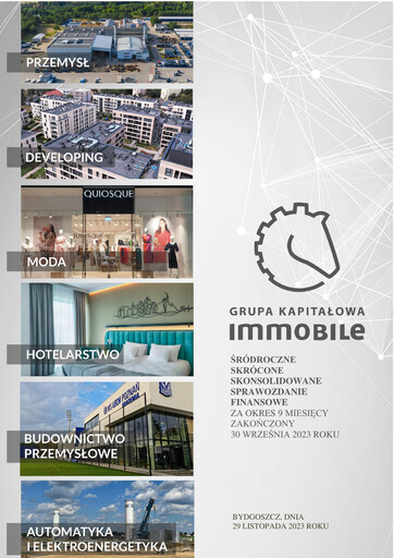 Thumbnail Grupa Kapitałowa Immobile Financial Statement 2023-q3