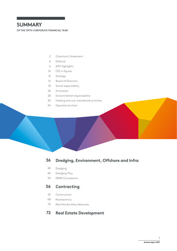 Vorschaubild Compagnie d'Entreprises CFE Jahresbericht 2017
