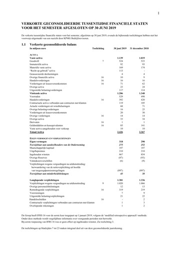 Thumbnail Agfa-Gevaert Half-year Report 2019-h1