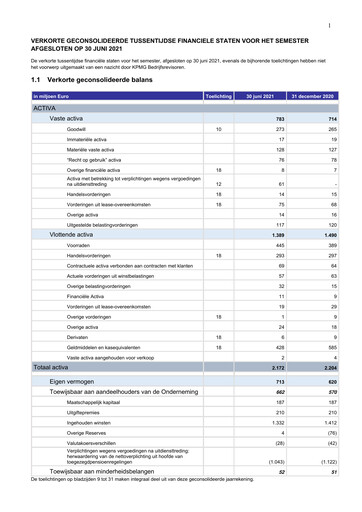 Thumbnail Agfa-Gevaert Half-year Report 2021-h1