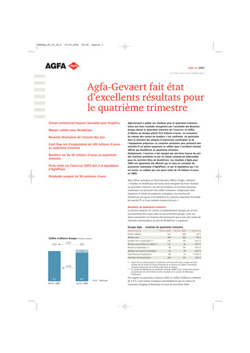Thumbnail Agfa-Gevaert Quarterly Report 2005-q4