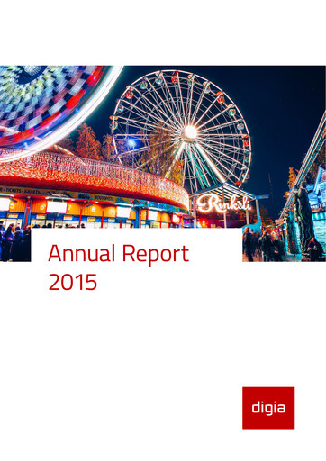 Thumbnail Digia Oyj Annual Report 2015
