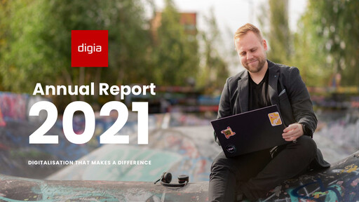 Thumbnail Digia Oyj Annual Report 2021