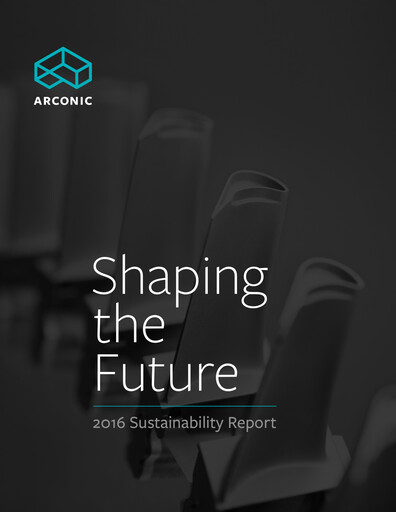 Thumbnail Arconic Sustainability Report 2016