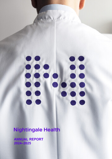 Thumbnail Nightingale Health Annual Report 2024-2025