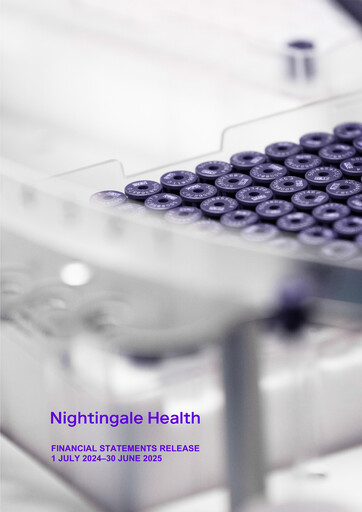 Thumbnail Nightingale Health Financial Statement 2024-2025