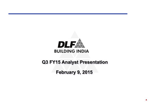 Thumbnail DLF Quarterly Report 2014-q3