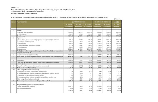 Miniature DLF Rapport trimestriel 2017-q3