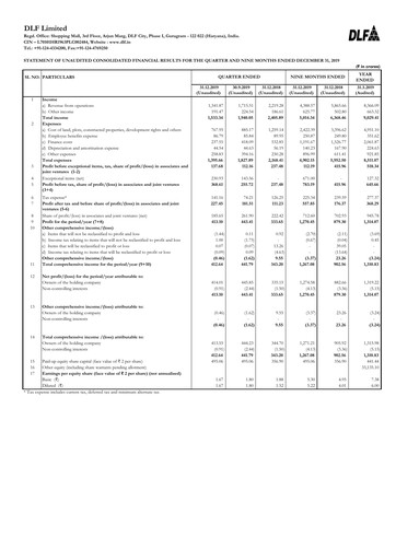 Miniature DLF Rapport trimestriel 2019-q3