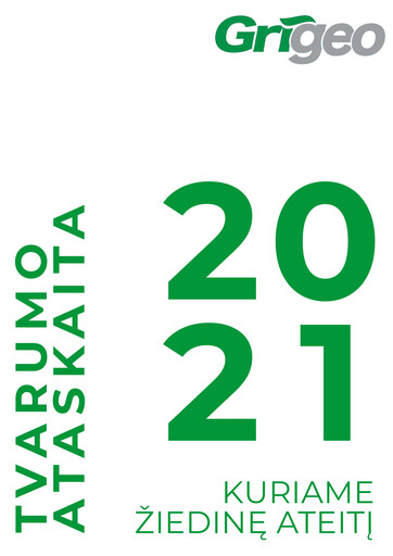 Vorschaubild Grigeo AB Nachhaltigkeitsbericht 2021
