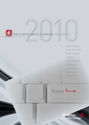 Miniature Roularta Media Group Rapport annuel 2010
