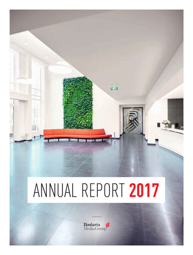 Miniature Roularta Media Group Rapport annuel 2017