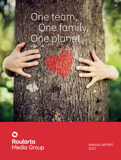 Miniature Roularta Media Group Rapport annuel 2021
