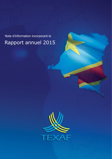 Miniature Texaf Rapport annuel 2015
