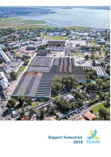 Miniature Texaf Rapport semestriel 2018-h1