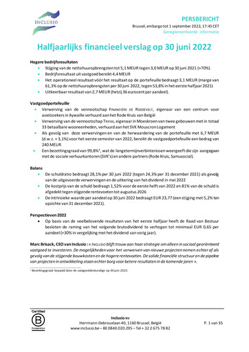 Thumbnail Inclusio Half-year Report 2022-h1