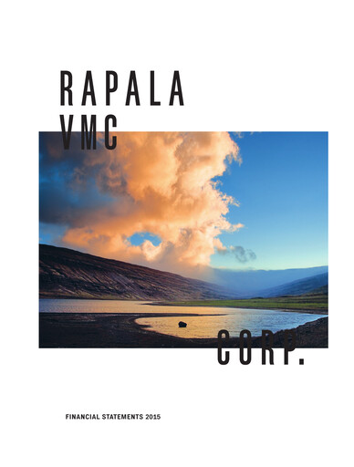 Thumbnail Rapala VMC Corporation Financial Statement 2015