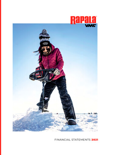 Thumbnail Rapala VMC Corporation Financial Statement 2021