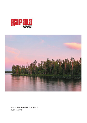 Thumbnail Rapala VMC Corporation Half-year Report 2021-h1