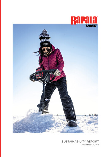 Thumbnail Rapala VMC Corporation Sustainability Report 2021