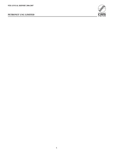 Thumbnail Petronet LNG
 Annual Report 2006-2007