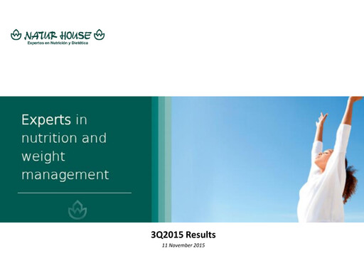 Thumbnail Naturhouse Health Quarterly Report 2015-q3