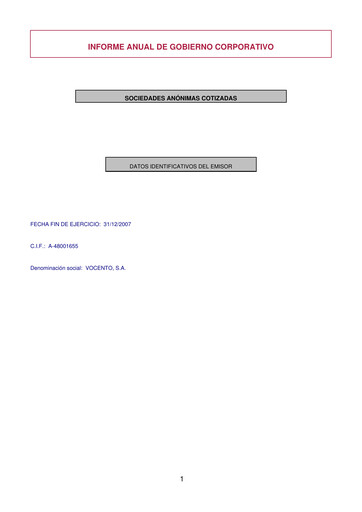 Thumbnail Vocento Annual Report 2007