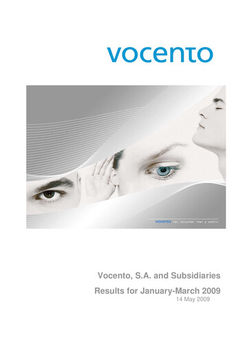 Vorschaubild Vocento Quartalsbericht 2009-q1