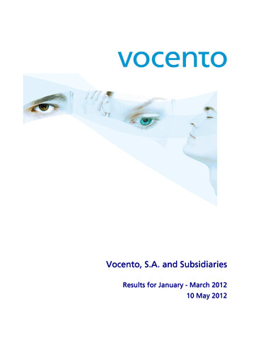 Vorschaubild Vocento Quartalsbericht 2012-q1