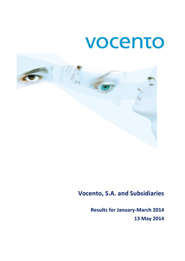 Vorschaubild Vocento Quartalsbericht 2014-q1