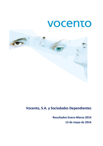 Vorschaubild Vocento Quartalsbericht 2014-q1