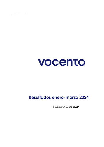 Vorschaubild Vocento Quartalsbericht 2024-q1