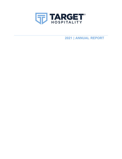 Miniature Target Hospitality Rapport annuel 2021