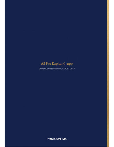 Thumbnail AS Pro Kapital Grupp Annual Report 2017