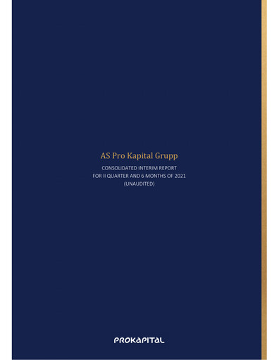 Thumbnail AS Pro Kapital Grupp Half-year Report 2021-h1