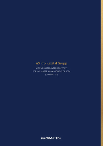 Thumbnail AS Pro Kapital Grupp Half-year Report 2024-h1