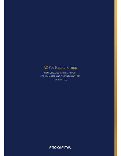 Thumbnail AS Pro Kapital Grupp Quarterly Report 2021-q1