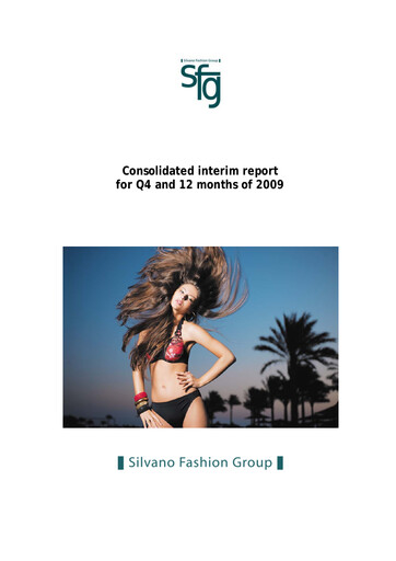 Thumbnail AS Silvano Fashion Group Financial Report 2009