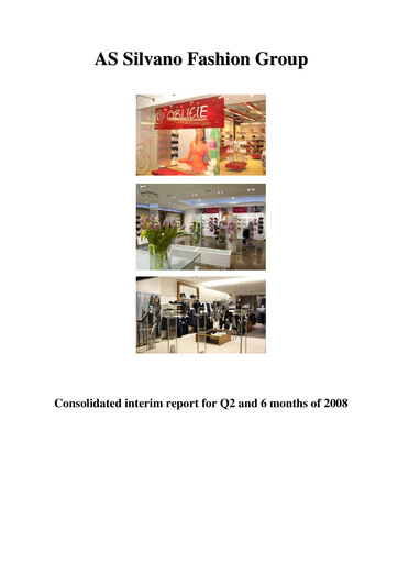 Vorschaubild AS Silvano Fashion Group Halbjahresbericht 2008-h1